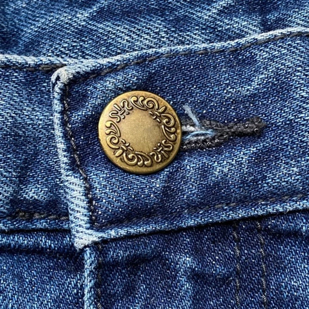 Free People Denim Jean Blue Mini Skirt Size 0 - Picture 4 of 9